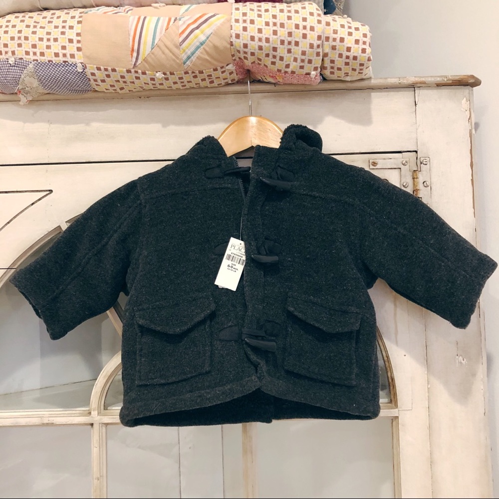 BNWT The Children’s Place Zip-Up Little Man Coat